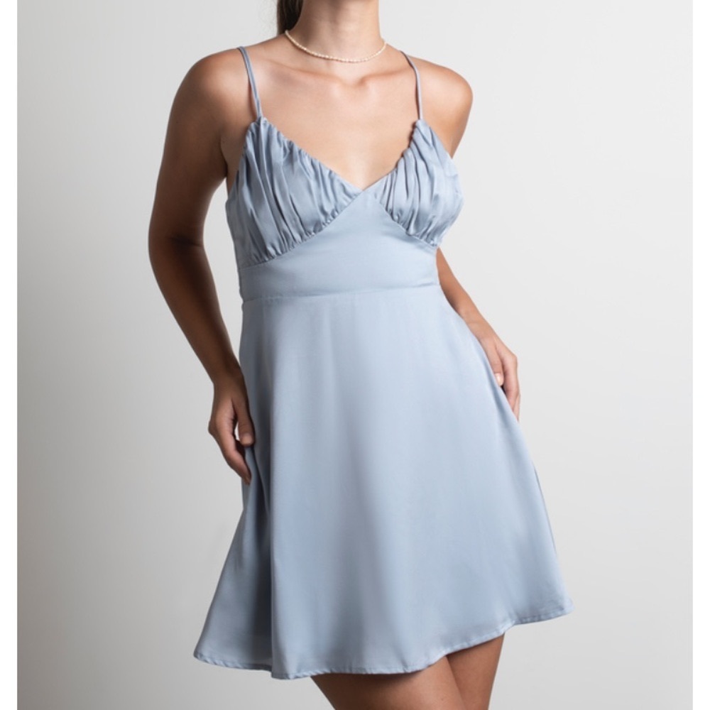 Endless Blue, Baby Blue Short Dress